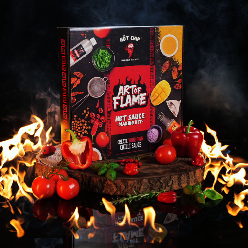 Geschenkset zur Herstellung von Chilisaucen - Art of Flame