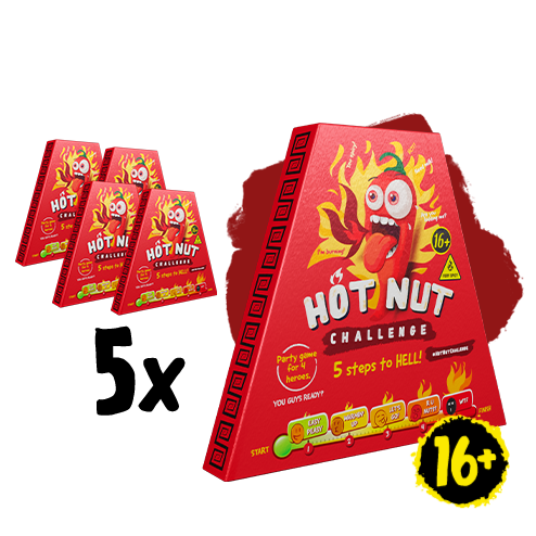 5x HOT-NUT Challenge Tree Pack 24 g (155 Kč/ks)