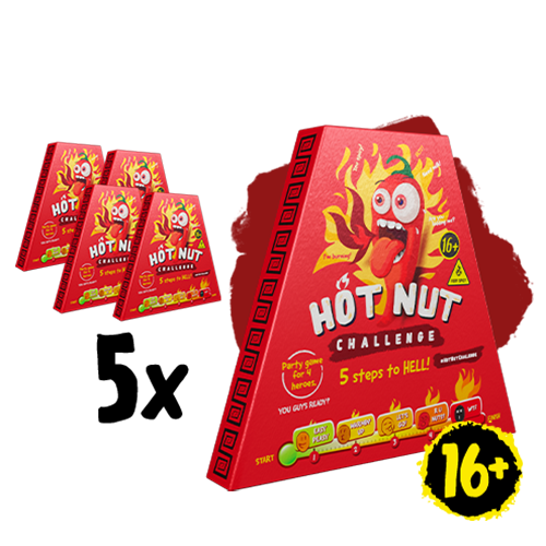 5x HOT-NUT Challenge Tree Pack 24 g (155 Kč/ks)