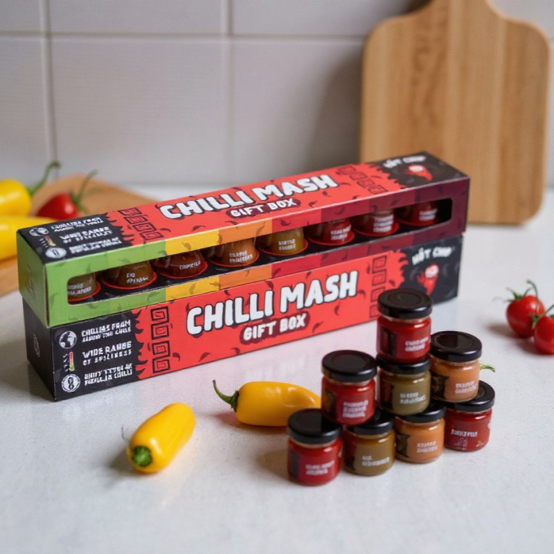 Ochutnávková sada chilli mashů