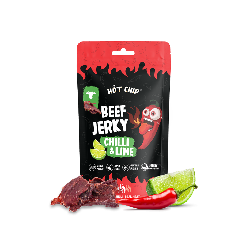 Jerky Limetka & Chilli 25 g