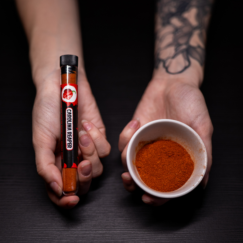 Carolina reaper chili pulver 10 g | Real Chilli. Real Heat.
