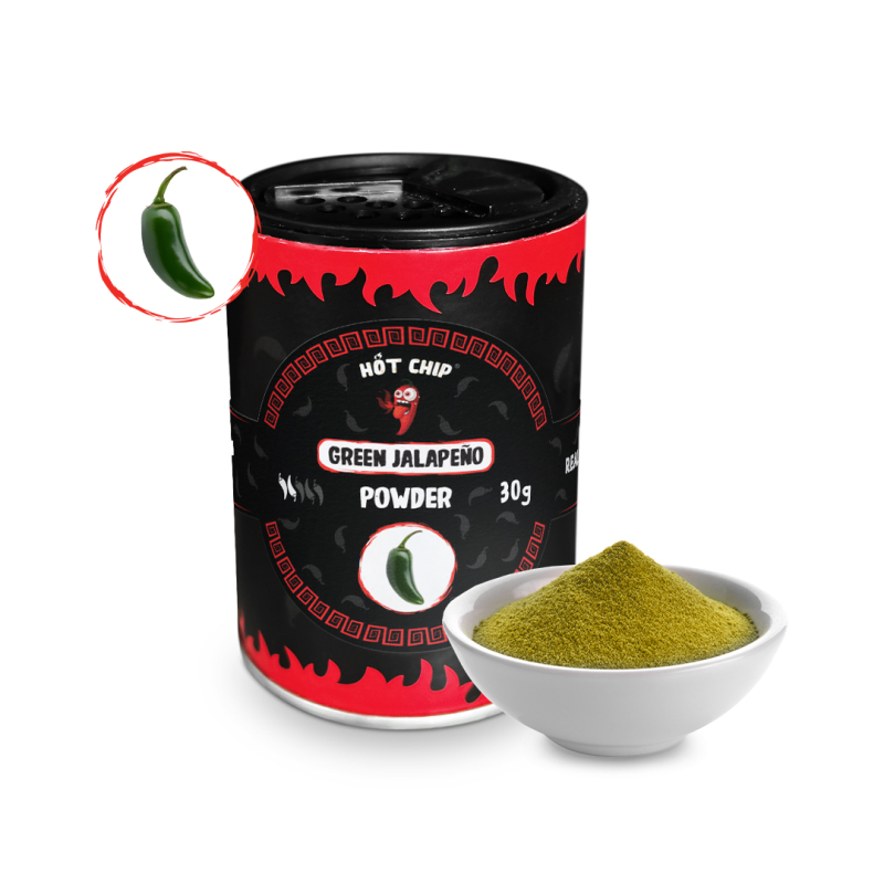 Green Jalapeño chili pulver 30 g
