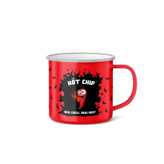 HOTCHIP Tin Cup Real Chilli. Real Heat.