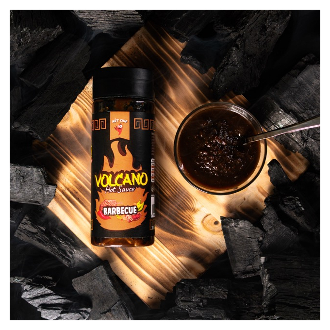 Hot Chip Volcano Barbecue Hot Sauce 270 ml – Volcano | Real Chilli. Real Heat.