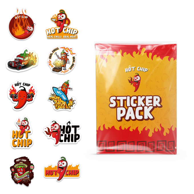 Stickers pack | Real Chilli. Real Heat.