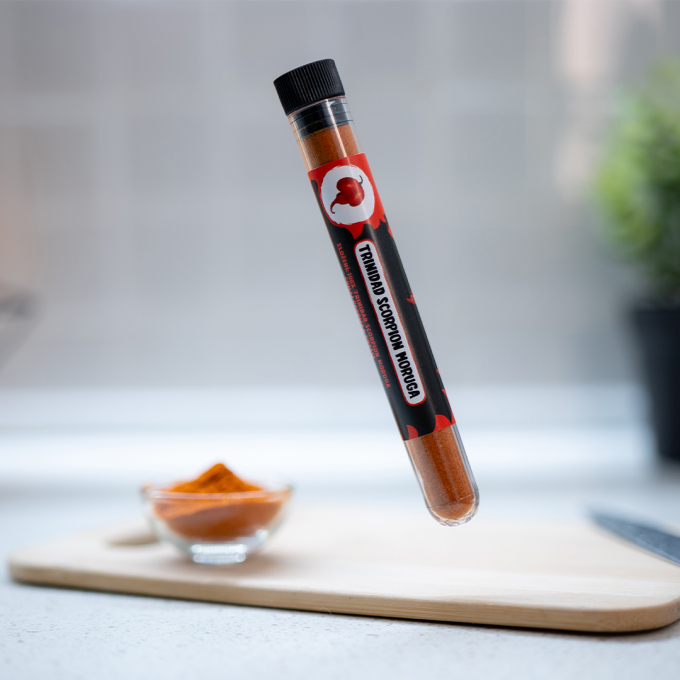 Trinidad Moruga Scorpion chili pulver 10 g | Real Chilli. Real Heat.