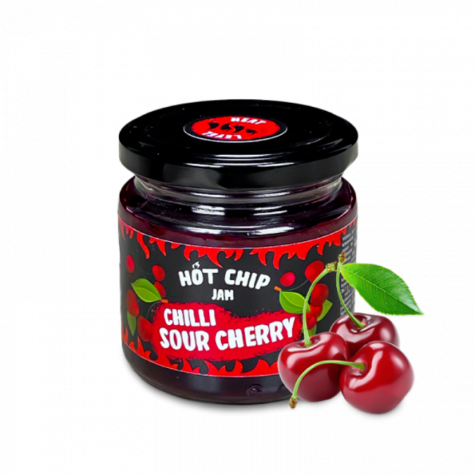 Sour cherry chilli jam 