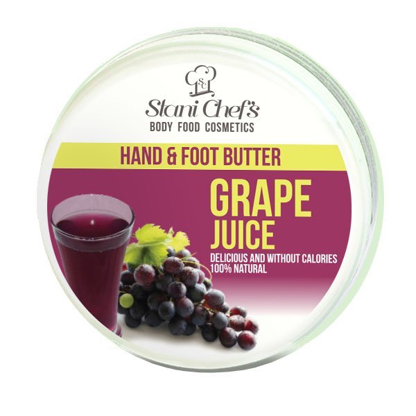 Crema naturale per mani e piedi al succo d’uva 100 ml