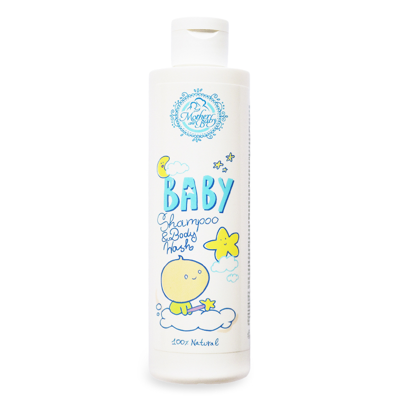 Детский шампунь и мыло Mother and Baby натуральный, для младенцев, 250 мл
