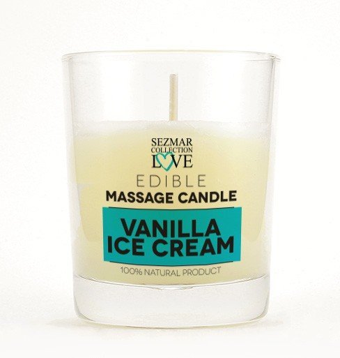 Přírodní masážní svíčka vanilka 100 ml