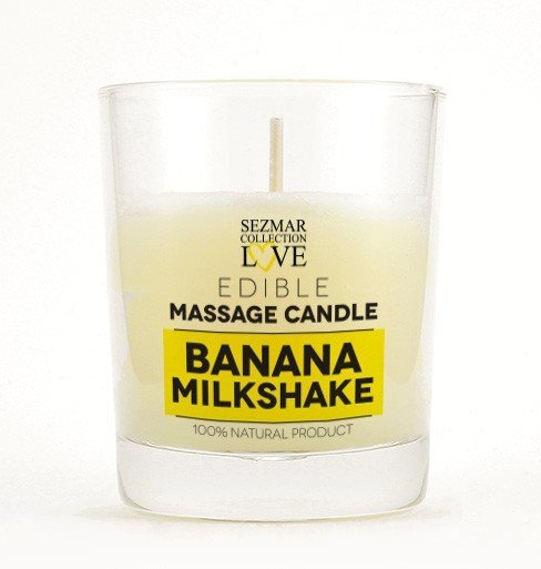 Naturalna świeca do masażu banan 100 ml