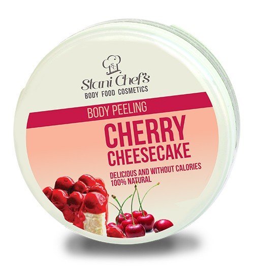 Peeling naturale corpo cheesecake alla ciliegia con sale marino 250 ml