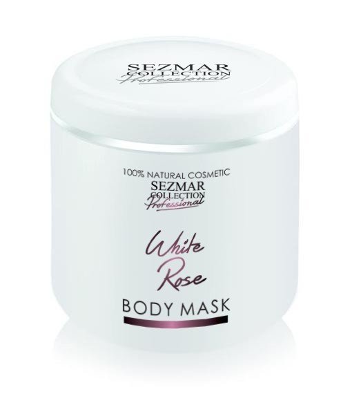 Maschera naturale per viso e corpo alla rosa bianca 500 ml