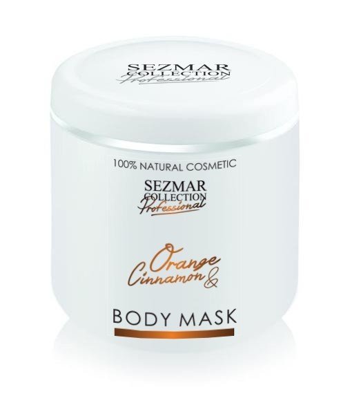 Maschera naturale per viso e corpo all’arancia e cannella 500 ml