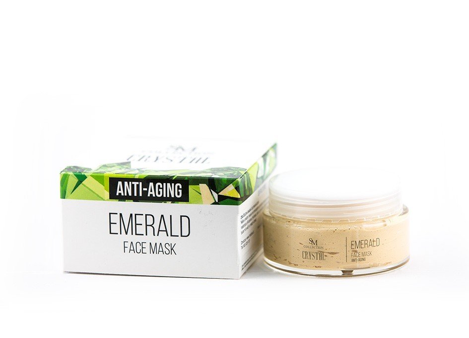 Natürliche Anti-Aging-Gesichtsmaske Smaragd 100 ml