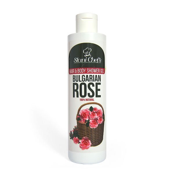 Gel doccia naturale per corpo alla rosa bulgara 250 ml