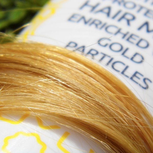 Natürliche Haarmaske mit Gold für die Sommersaison 200 ml