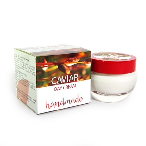 Natürliche handgemachte tagescreme mit kaviar 50 ml