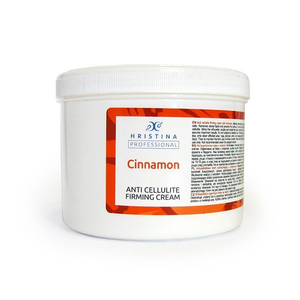 Crema anticellulite rassodante naturale con cannella 500 ml