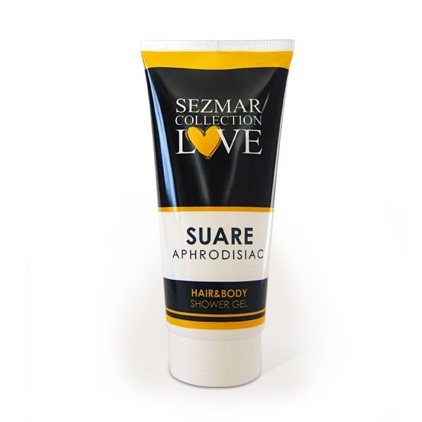 Přírodní sprchový gel na vlasy a tělo s afrodisiaky suare 200 ml