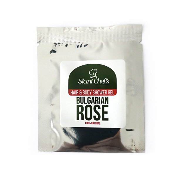 Natürliches Duschgel bulgarische Rose 5 ml