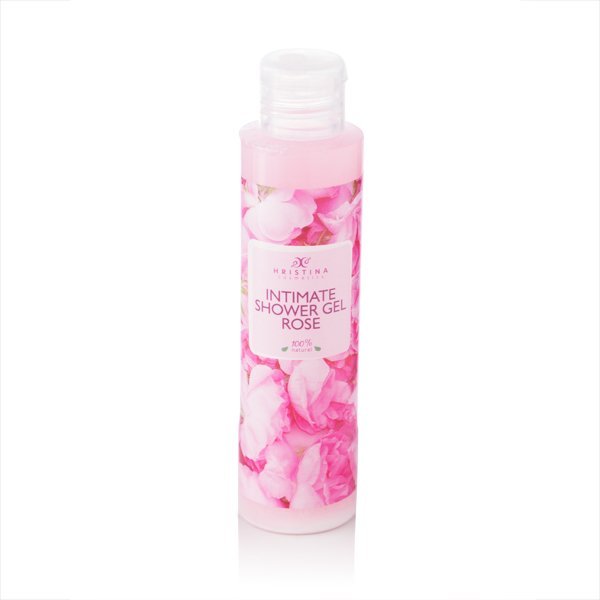 Přírodní intimní sprchový gel s růží 125 ml