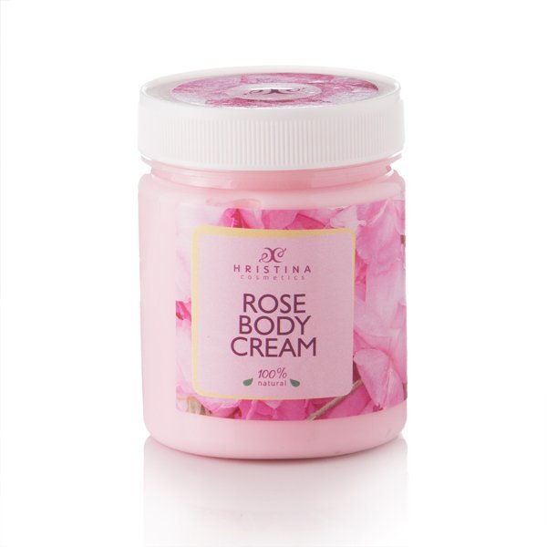 Crema naturale per il corpo alla rosa 200 ml