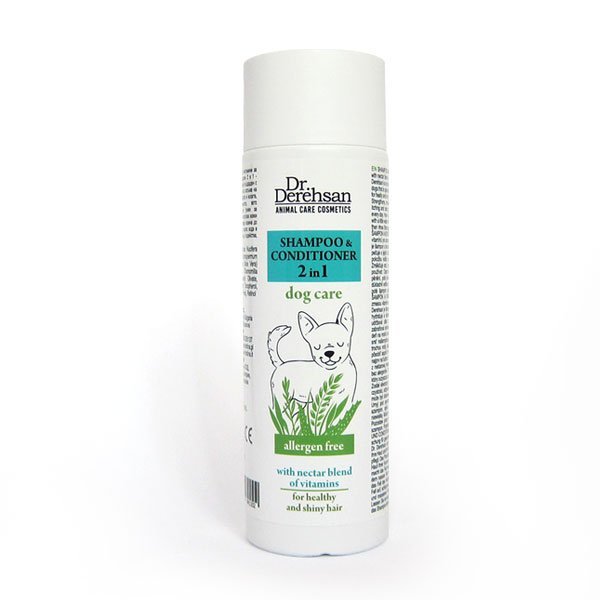 Shampoo und Conditioner mit Nektar-Vitamin-Mischung für gesundes und glänzendes Fell - frei von Allergenen 200 ml
