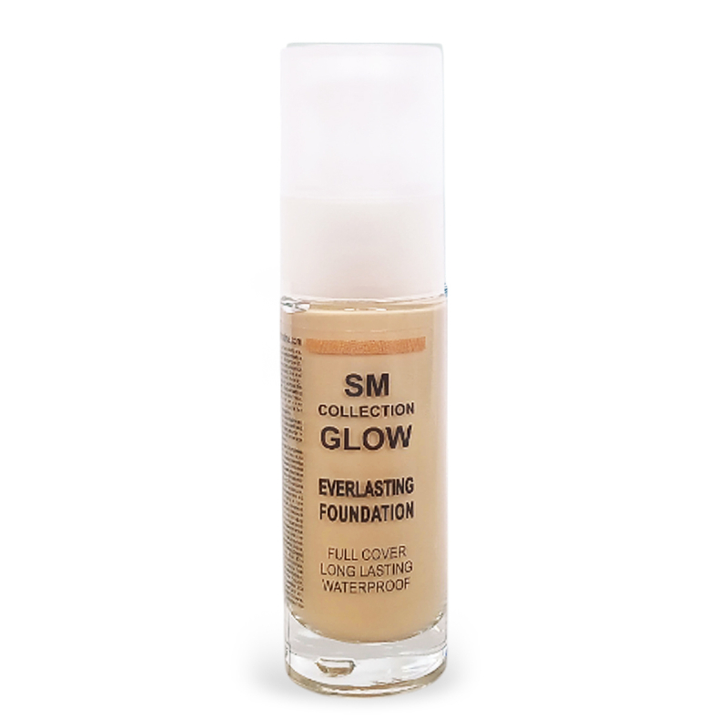 Тональная основа SM Collection Everlasting плотное покрытие, водостойкая, оттенок Light, 30 мл