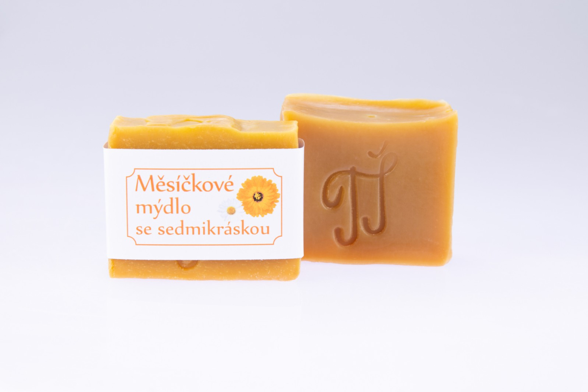 Мыло Tamy, календула и маргаритка, с эфирным маслом мандарина, для детей, 100 г