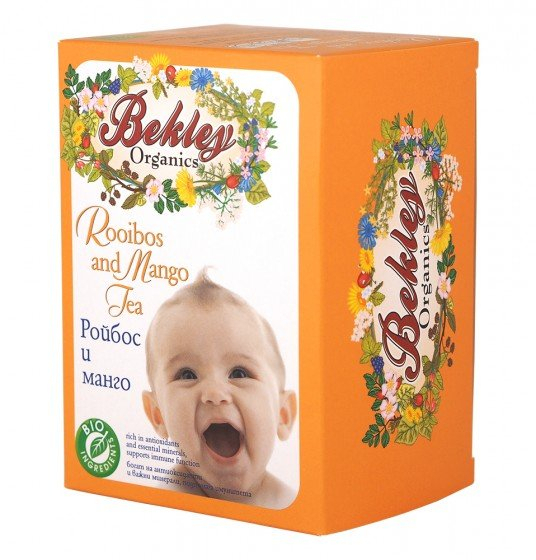 BEKLEY ORGANICS Čaj rooibos a mango 30 g