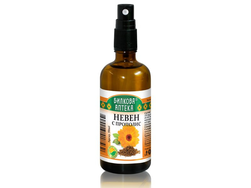 BIOHERBA Sprej na hrdlo s nechtíkom lekárskym a propolisom 50 ml
