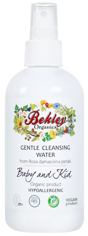 Тоник-спрей для лица Bekley Organics с дамасской розой, увлажняющий, очищающий, для сухой и чувствительной кожи, 250 мл