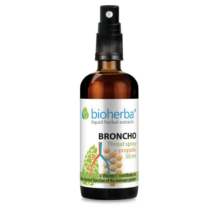 BIOHERBA Broncho sprej s propolisom 50 ml