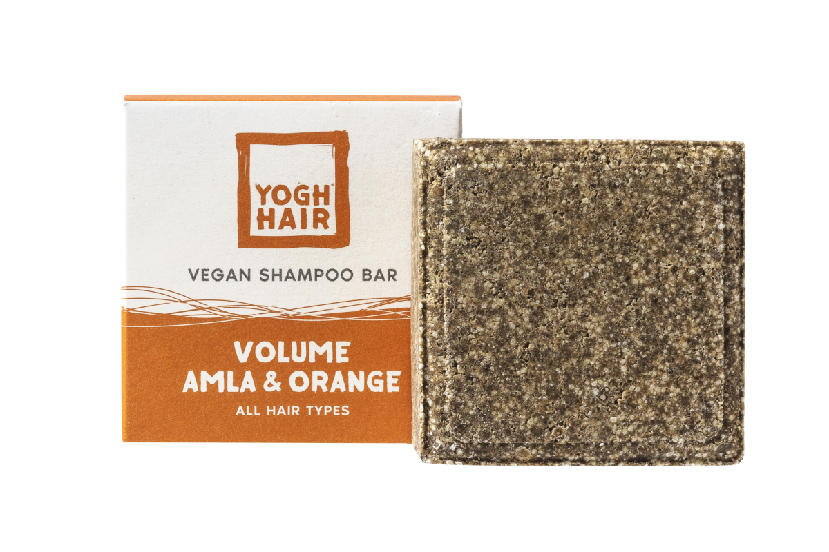 Твёрдый шампунь Yogh Soap Yoghhair с амлой и апельсином, для объёма и блеска, 110 г