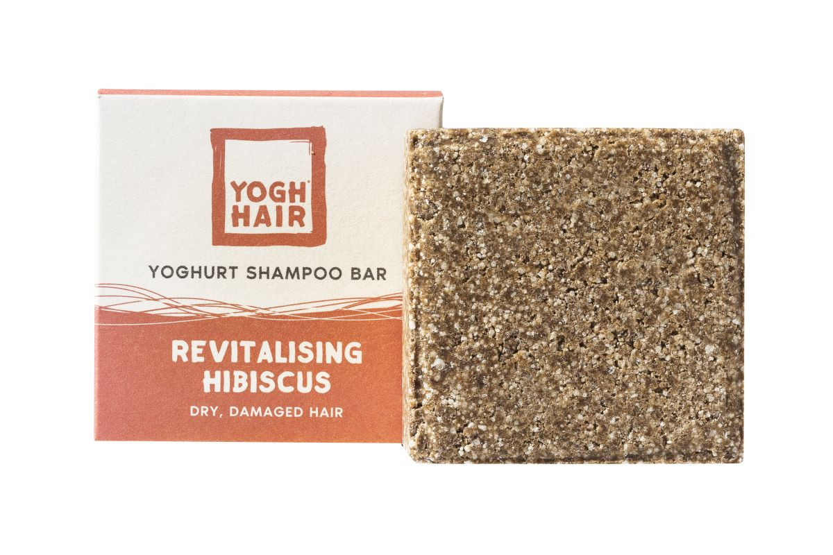 Твёрдый шампунь Yogh Soap Yoghhair с йогуртом и гибискусом, для сухих и повреждённых волос, 110 г