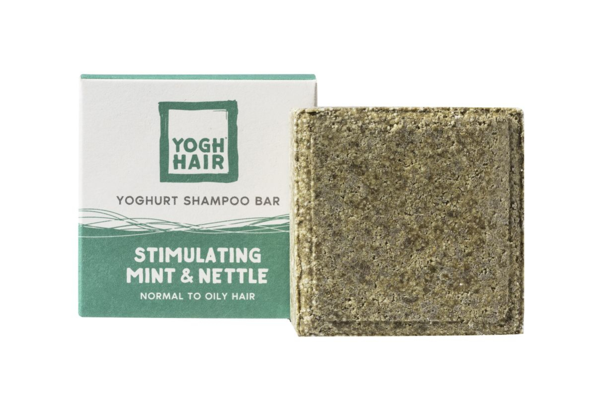 YOGH SOAP Prírodný stimulačný tuhý šampón mäta a žihľava 110 g