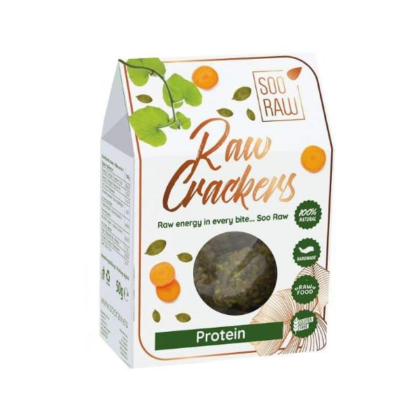 Soo Raw SOORAW Sušené krekry proteín 50 g