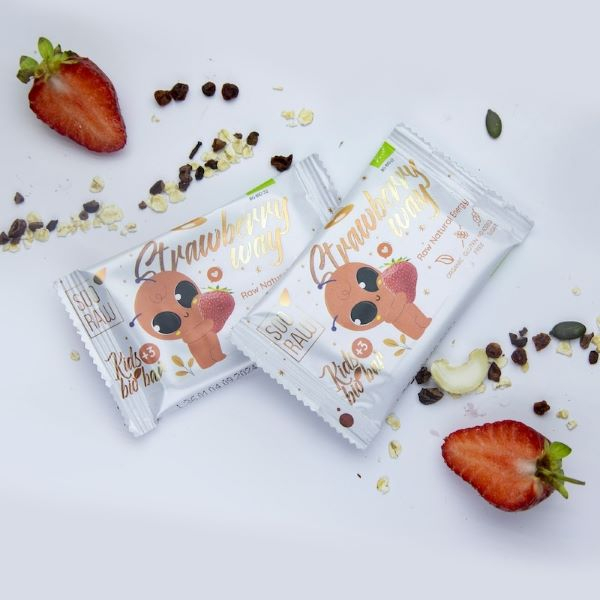 Soo Raw SOORAW Detská bio tyčinka jahoda 20 g