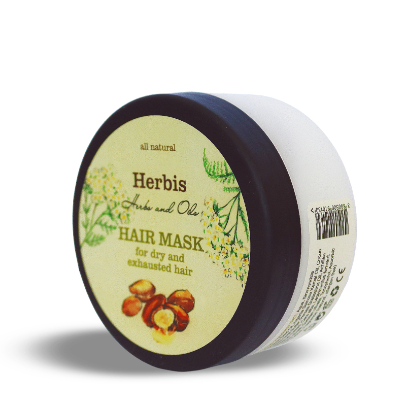 Маска для волос Herbis с аргановым маслом, увлажняющая, для сухих и повреждённых волос, 250 мл
