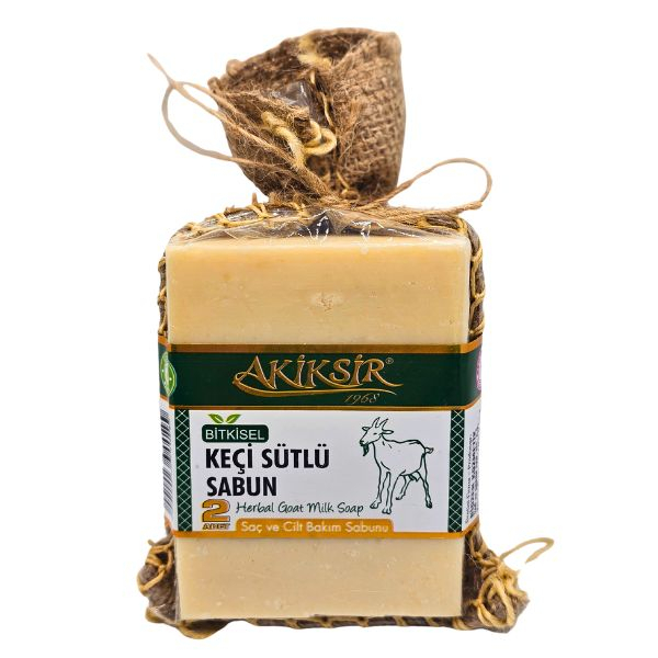 Мыло Akiksir с козьим молоком, ручной работы, 2 × 110 г