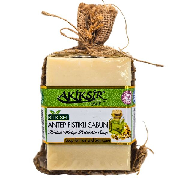 Мыло Akiksir с фисташковым маслом, ручной работы, 2 × 110 г