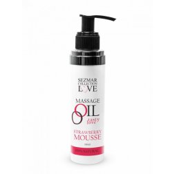 Přírodní masážní olej jahoda 100 ml
