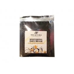 Crema giorno naturale idratante con di particelle d'oro 5 ml