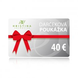Elektronická darčeková poukážka 40 €