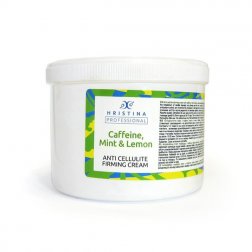 Natürliche Anti-Cellulite und Modelliercreme mit Koffein, Pfefferminze und Zitrone 500 ml