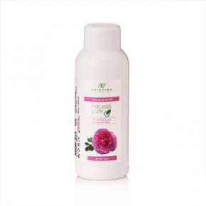 Latte detergente naturale per occhi, viso e labbra - acqua di rose 150 ml