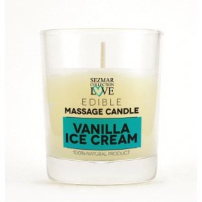 Prírodná masážna sviečka vanilka 100 ml