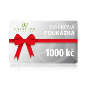 Elektronická dárková poukázka 1000 kč